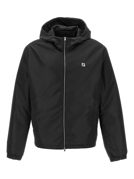 Tech Fabric Hooded Blouson