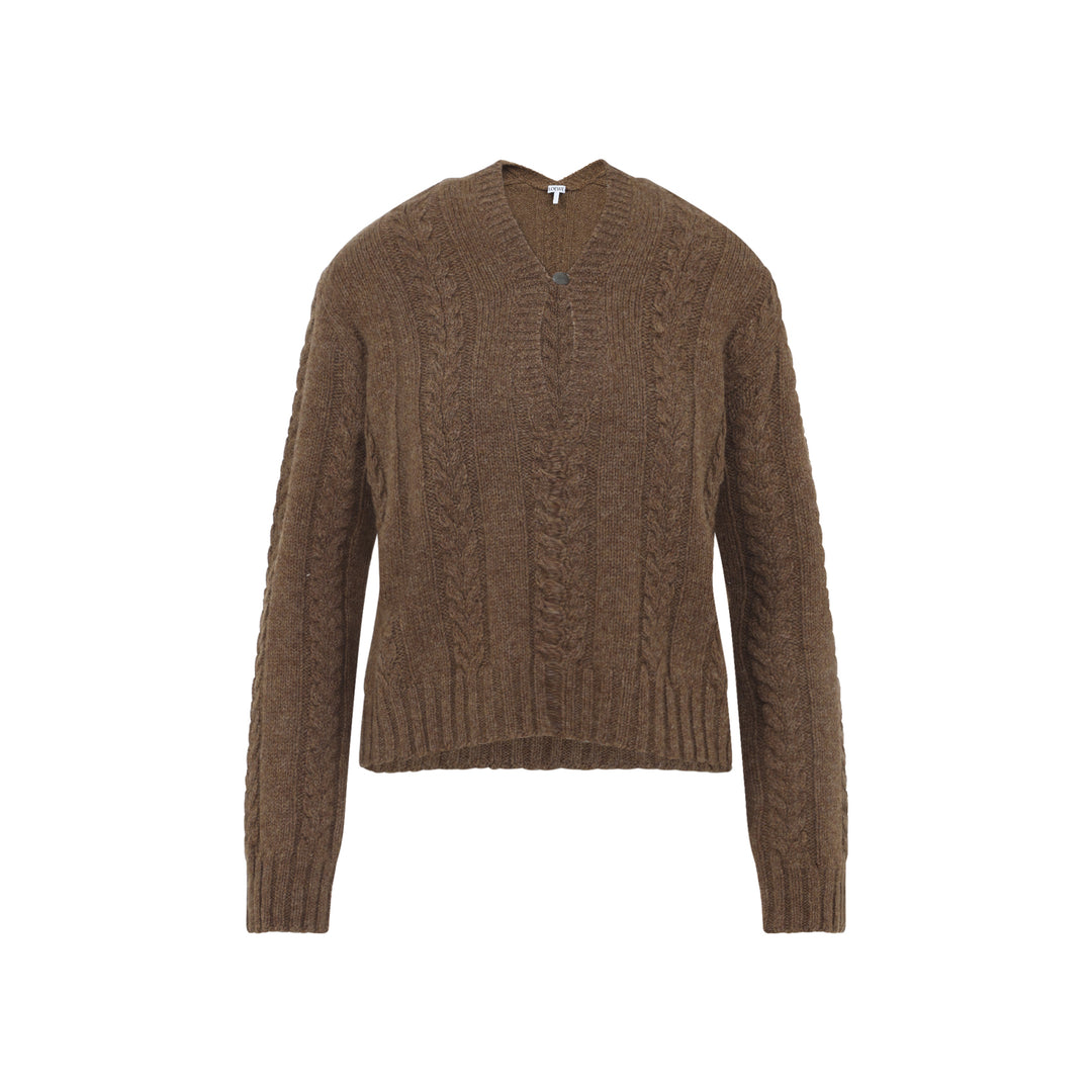 Loewe Sweater - Brown | 32fe94d45758ff00bc7ee3348458f67a6de73ccc
