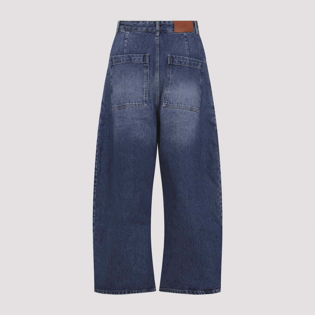 Studio Nicholson Wide leg - Blue | a5fa61ad45482a1dc74106aba72f5496b297cfbe