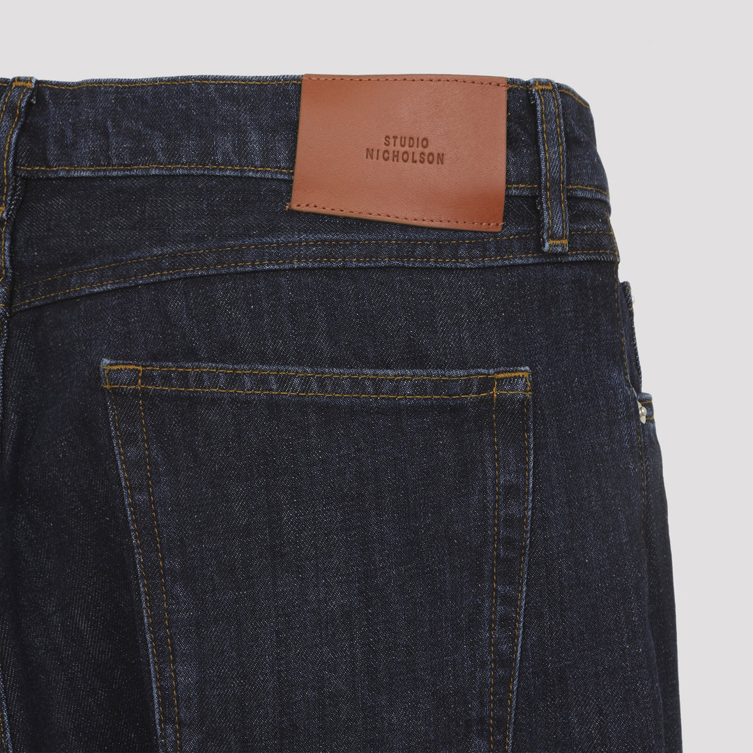 Studio Nicholson Jeans - Blue | a6a634c68a7f33f6313fc774fb3e0e5a35b89c69