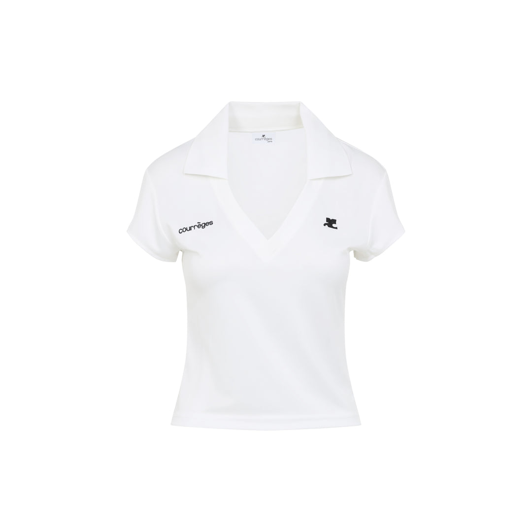 Courreges Polo - White | 01240258300f82317ab480499da1089a1e44aa46