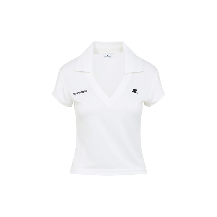 Courreges Polo - White | 01240258300f82317ab480499da1089a1e44aa46