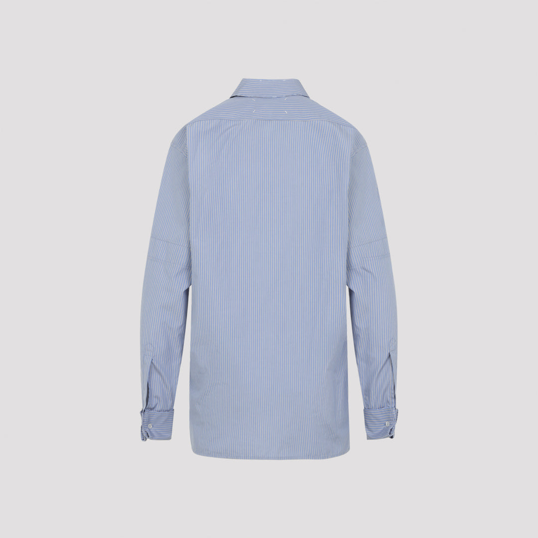 Maison Margiela Shirts - Blue | d35622597fac76573a68402769d19d67c7e9c680