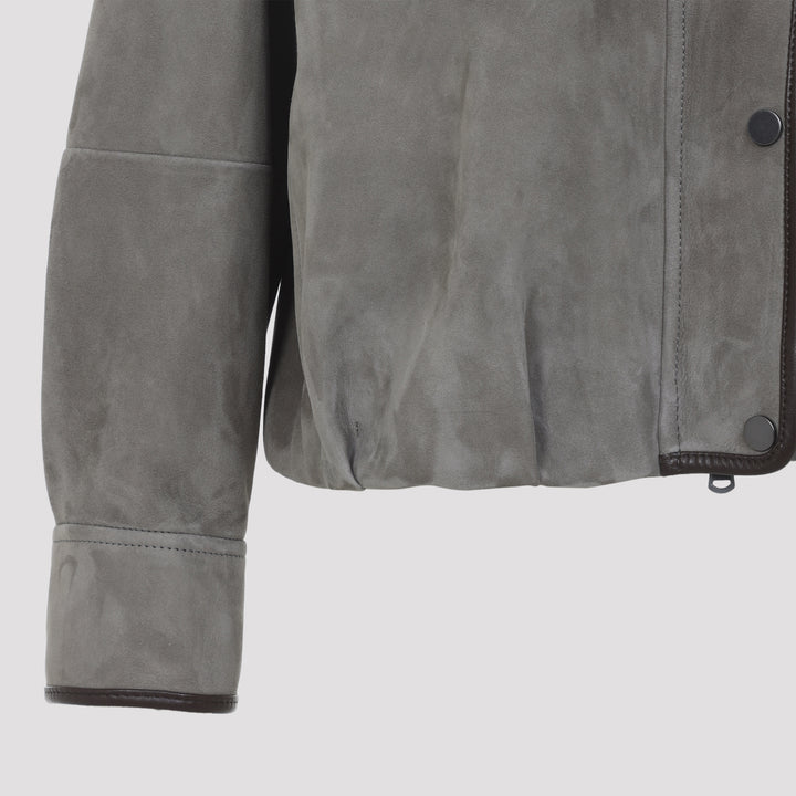 Brunello Cucinelli Jackets - Grey | e08f58421fe250c493cca6d85a4fd66e1f975b03