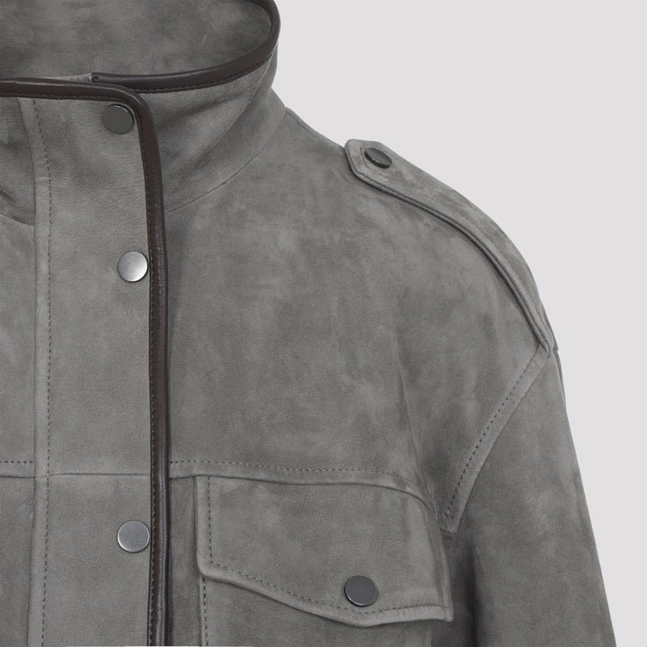 Brunello Cucinelli Jackets - Grey | e6f764aff2636d3628d7b5b37060b65393fe399f