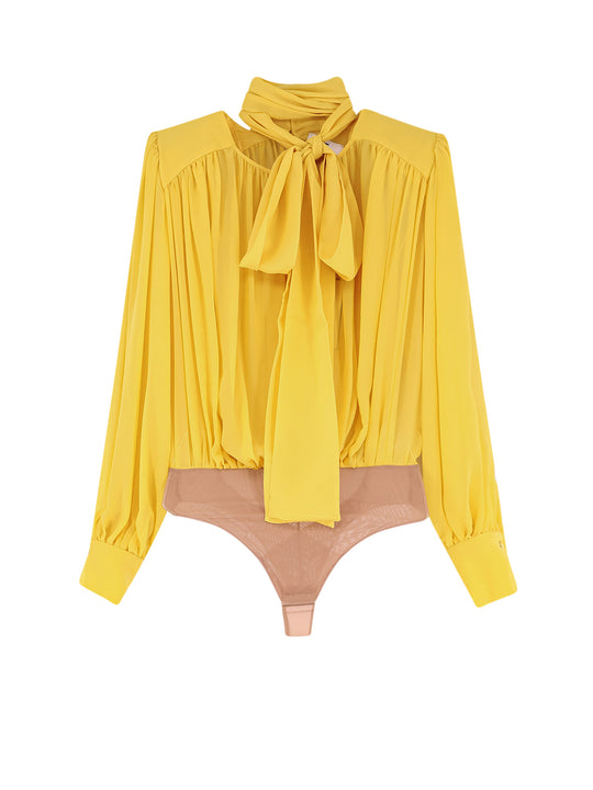 Silk Shirt With Body Detail