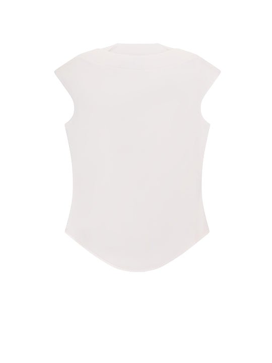 Cap Cotton Blend T-Shirt