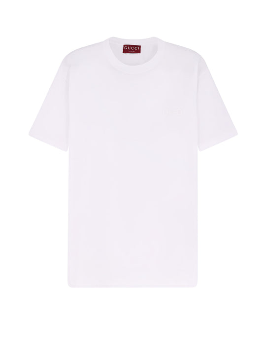 Cotton T-Shirt With Frontal Horsebit
