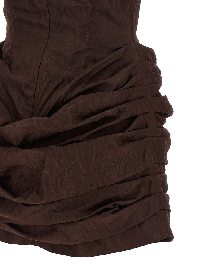 Magda Butrym 48 Dresses - Brown | 2d0cc929a3c4cdaa332bee2c67cdf673b032ead7