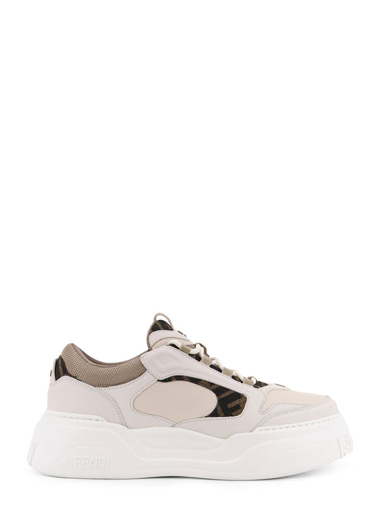 Fendi Force Leather Sneakers