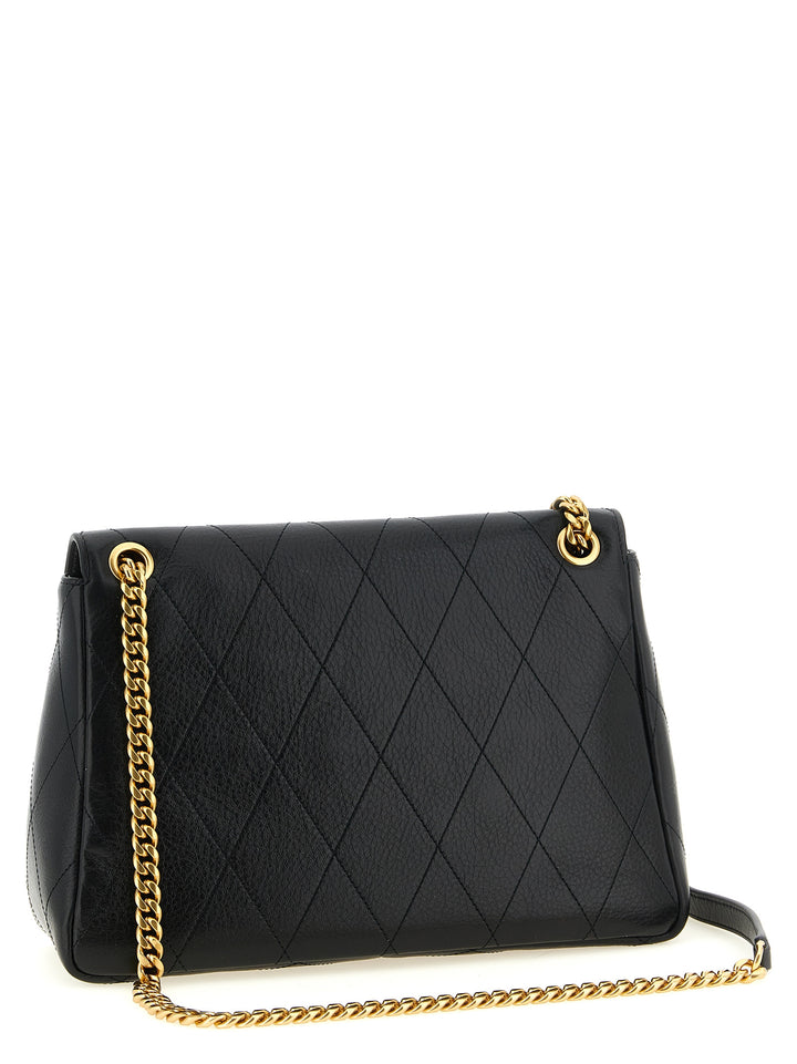 Tory Burch Charlie Shoulder Bags - Black | a2bf659b744aabfea5ba9cf4057d06195eeb1898