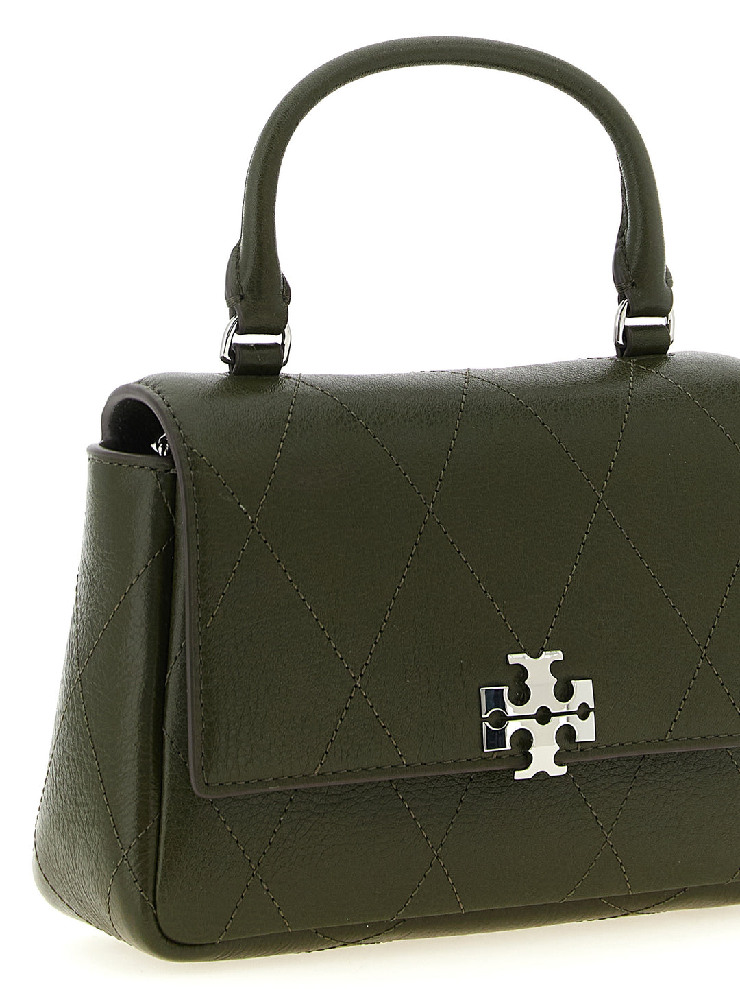 Tory Burch Charlie Hand Bags - Green | 9f0a5fd7416babe52875caf1c3d1ae5c939d97a3