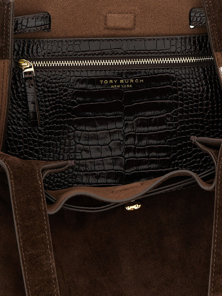 Tory Burch Romy Tote Bag - Brown | 4761733a06b1b97e9bac83d2ee21a981de70760f