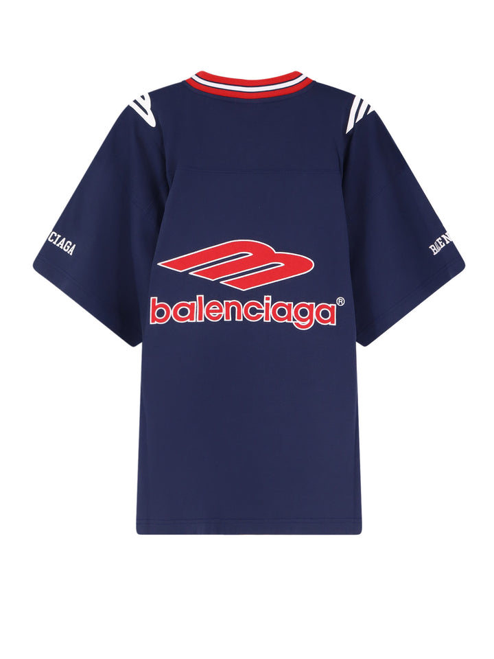 Balenciaga T-shirts and Polos - DARK NAVY/RED | 3b83794f8186f9f3e0b372fe3177cdd091c19e59