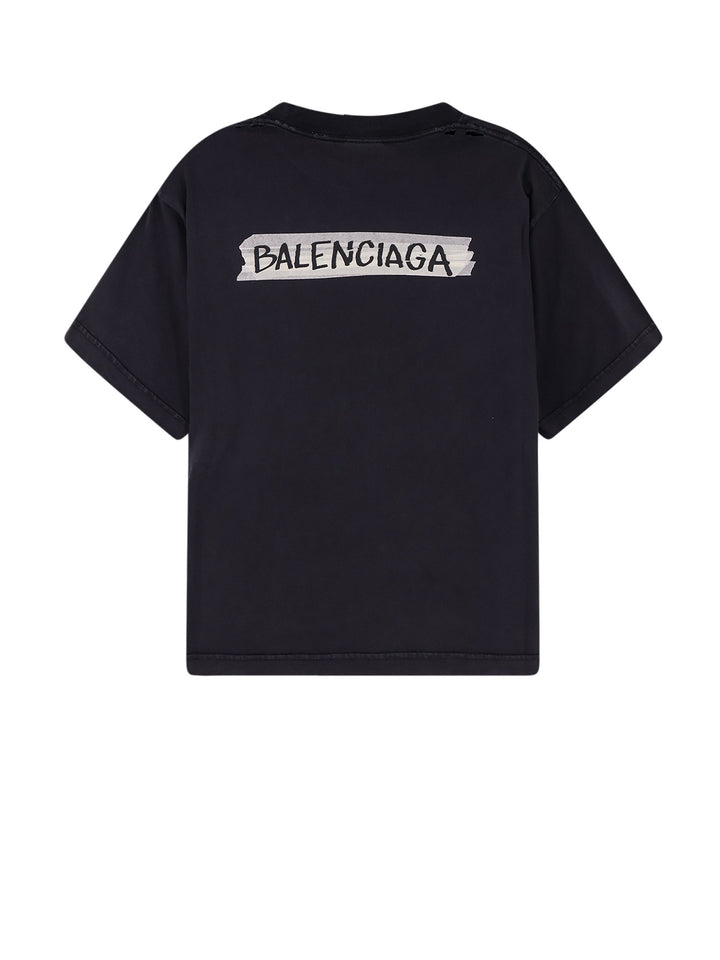 Balenciaga T-shirts and Polos - FADED WASHED BLACK | a0fc450a5d1047837a77542b944710563838dc0a