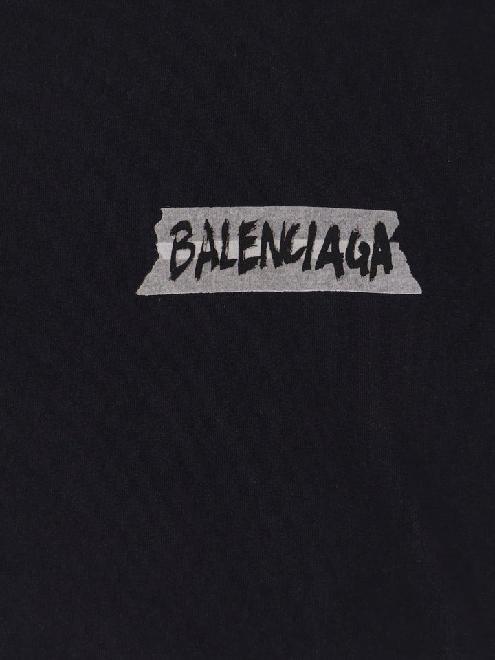 Balenciaga T-shirts and Polos - FADED WASHED BLACK | 46f10e6054f9e43e44034e553d49c38c3f5d2825