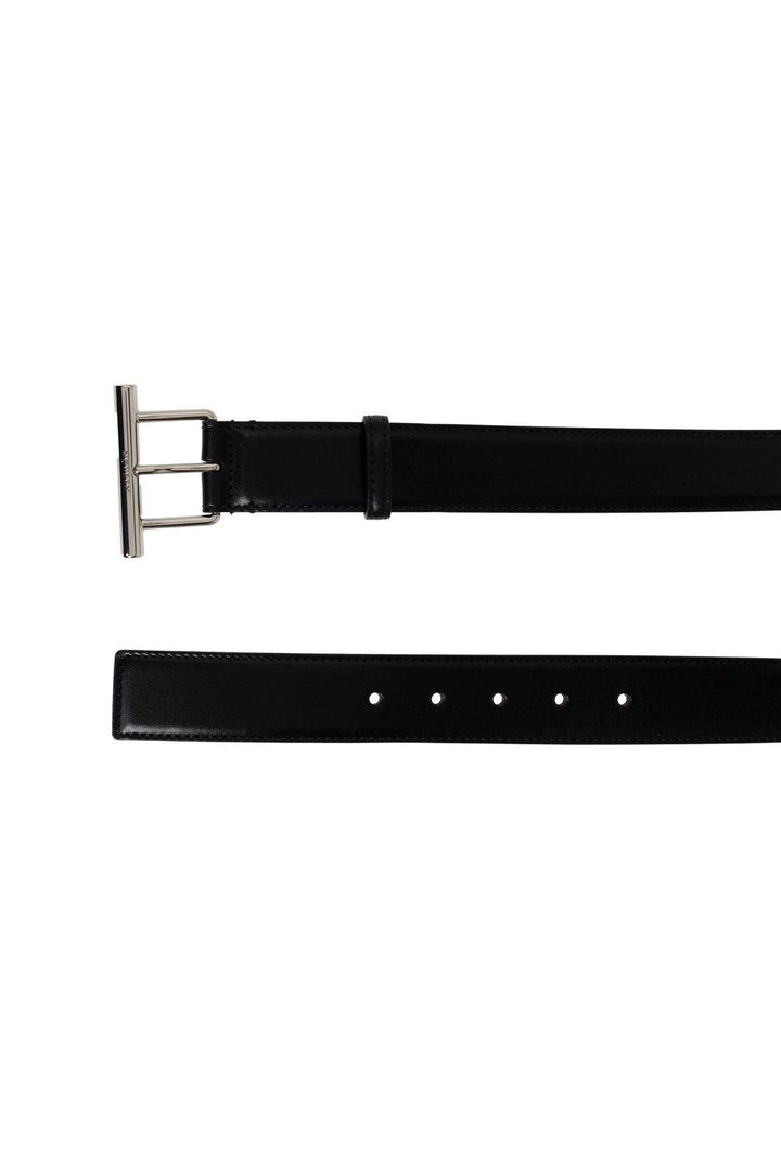 Black Leather Sling Belt Belts Black
