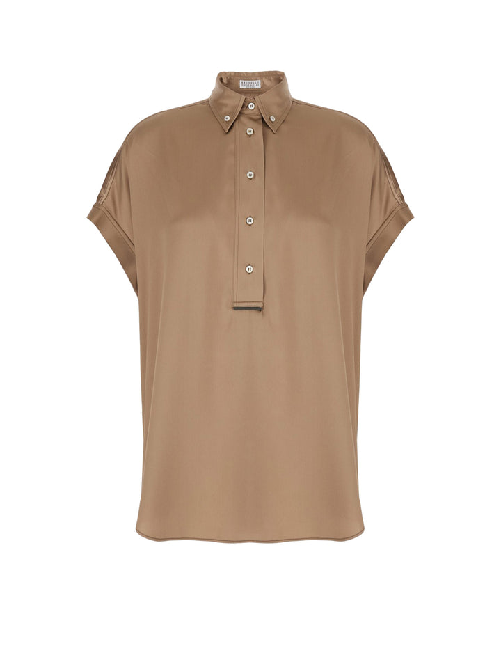 Brunello Cucinelli Shirts - PRALINES | 4f64c2aae8a31db1ee771fe5eae8c7de0e1ab2f4