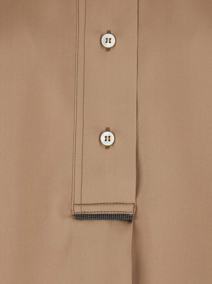 Brunello Cucinelli Shirts - PRALINES | 9c6b0eef2b7ce06a81ca6668b00541f71a6f52d4