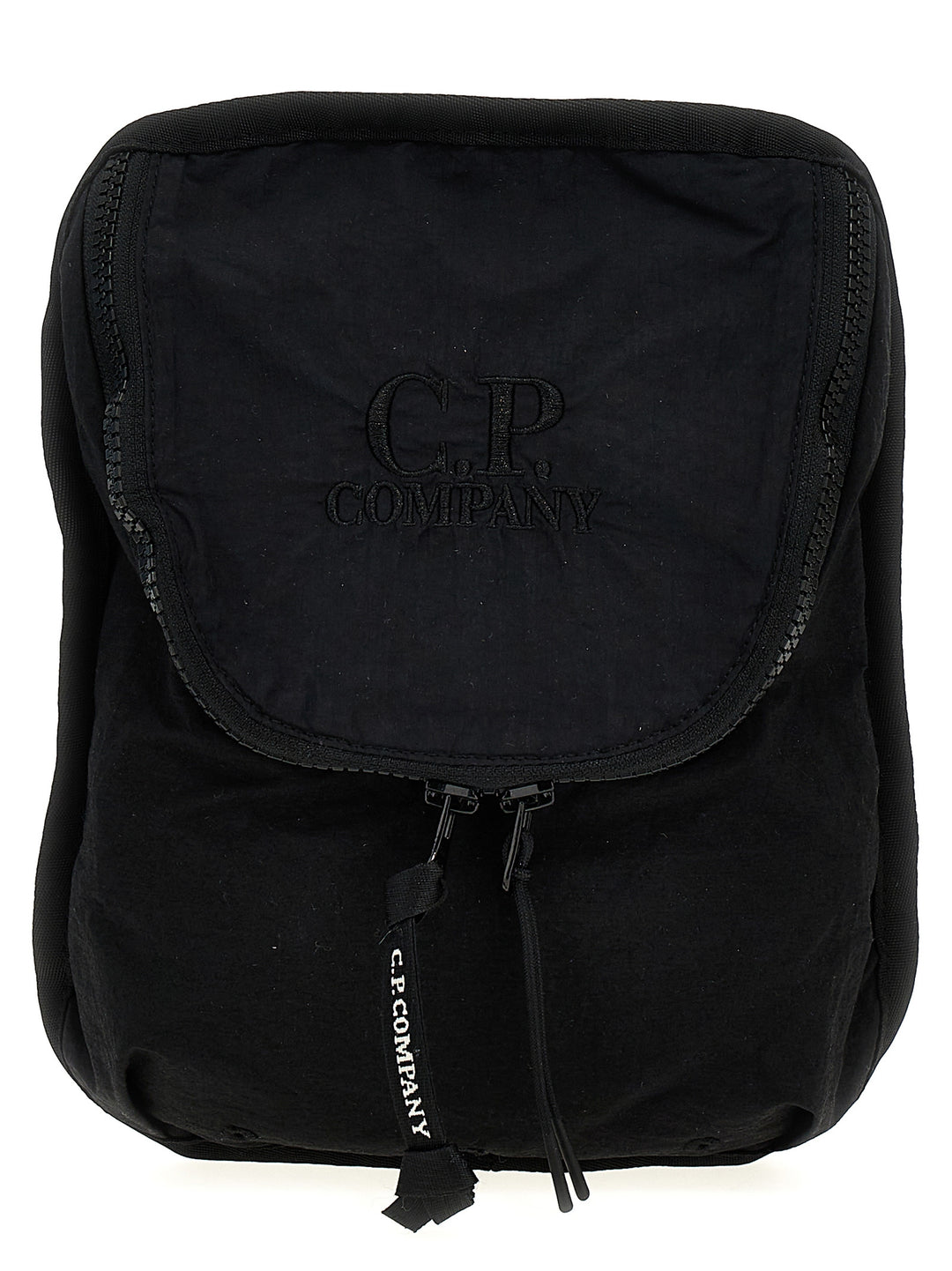 Plain Paper Touch Crossbody Bags Black