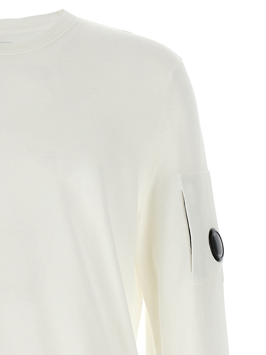 C.P. Company Cotton Sweater Fineness 12 Sweaters and Cardigans - White | 2fd4b1aca59f7e9d87effcecc3ec79193ba47375