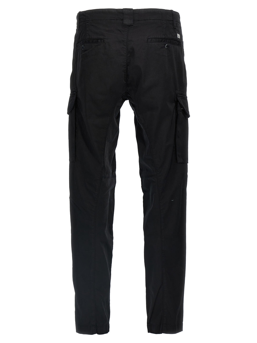 Logo Badge Cargo Pants Black