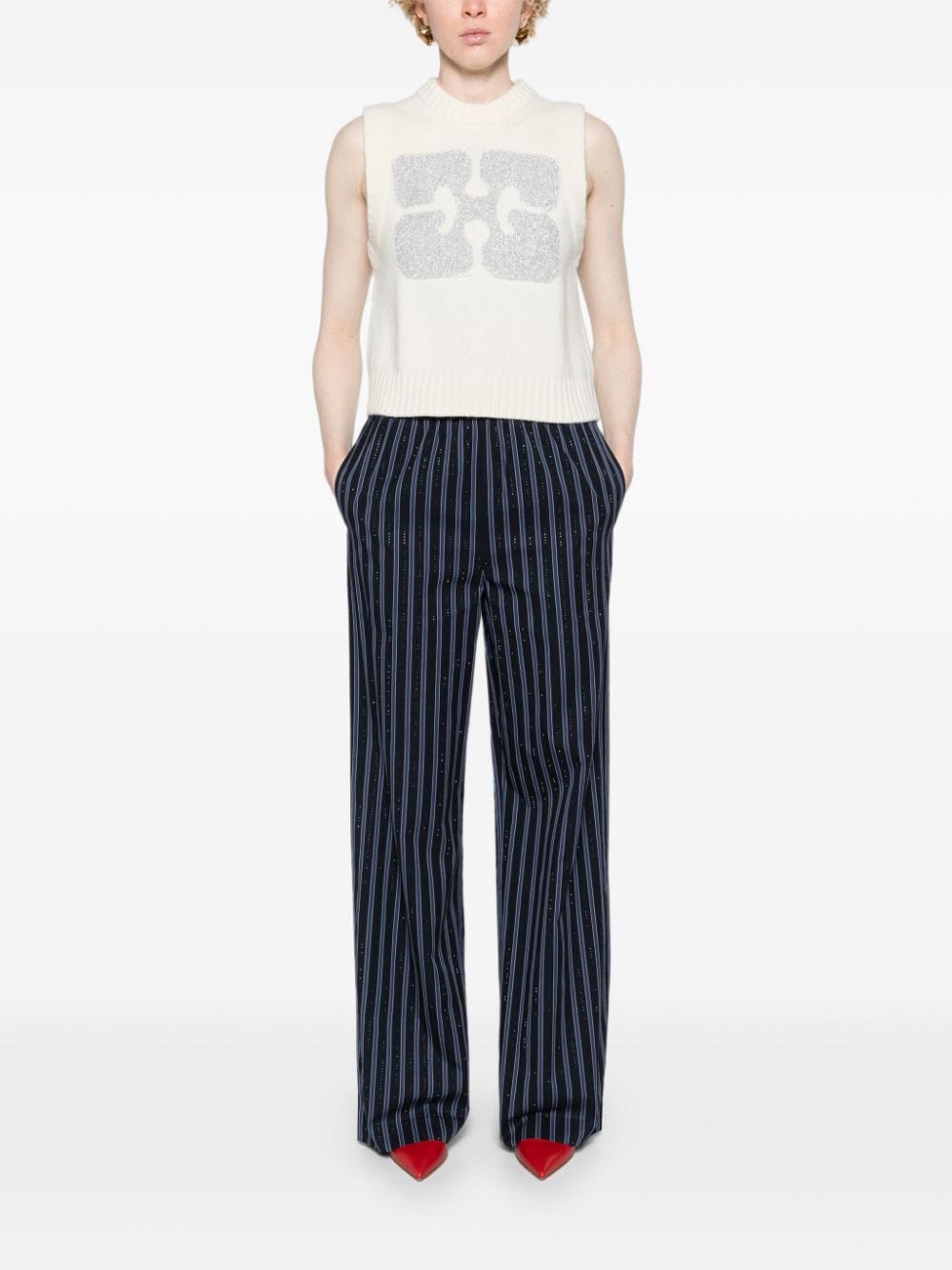 Ganni Sweaters - Light and natural | dfa68d735379b1ea7eb95dadb895b0724846e15c