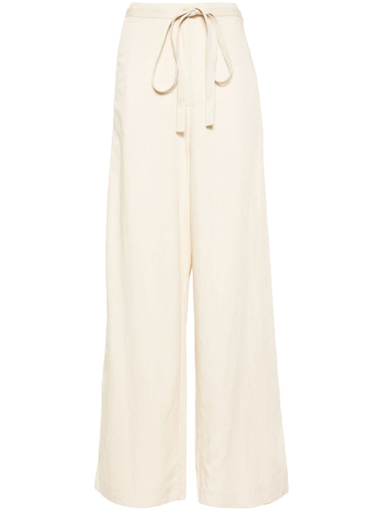 Tie-Waist Fluid Trousers