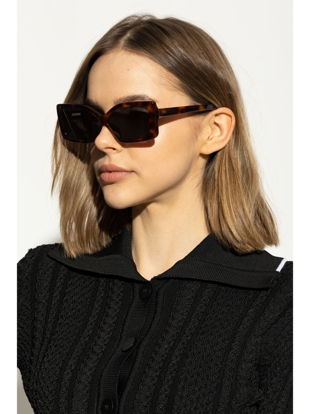 Jacquemus Sunglasses - Brown | f30fa79f5198aa1bab271ce8621d9bcc83630b95
