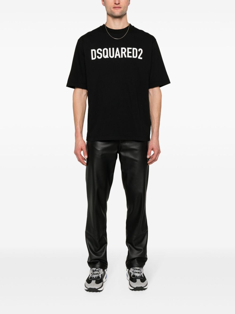 Dsquared2 T-Shirts And Polos Blacks And Greys | Wanan Luxury