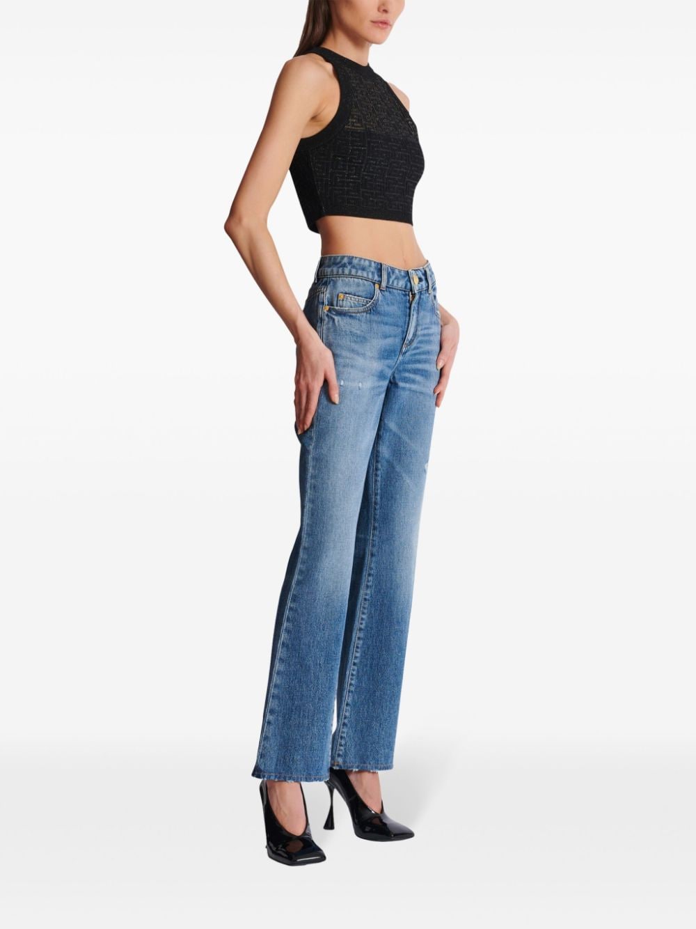 Balmain Top - Blacks and greys | f046ea3d358be5006ef751a70e29b985e13c5518