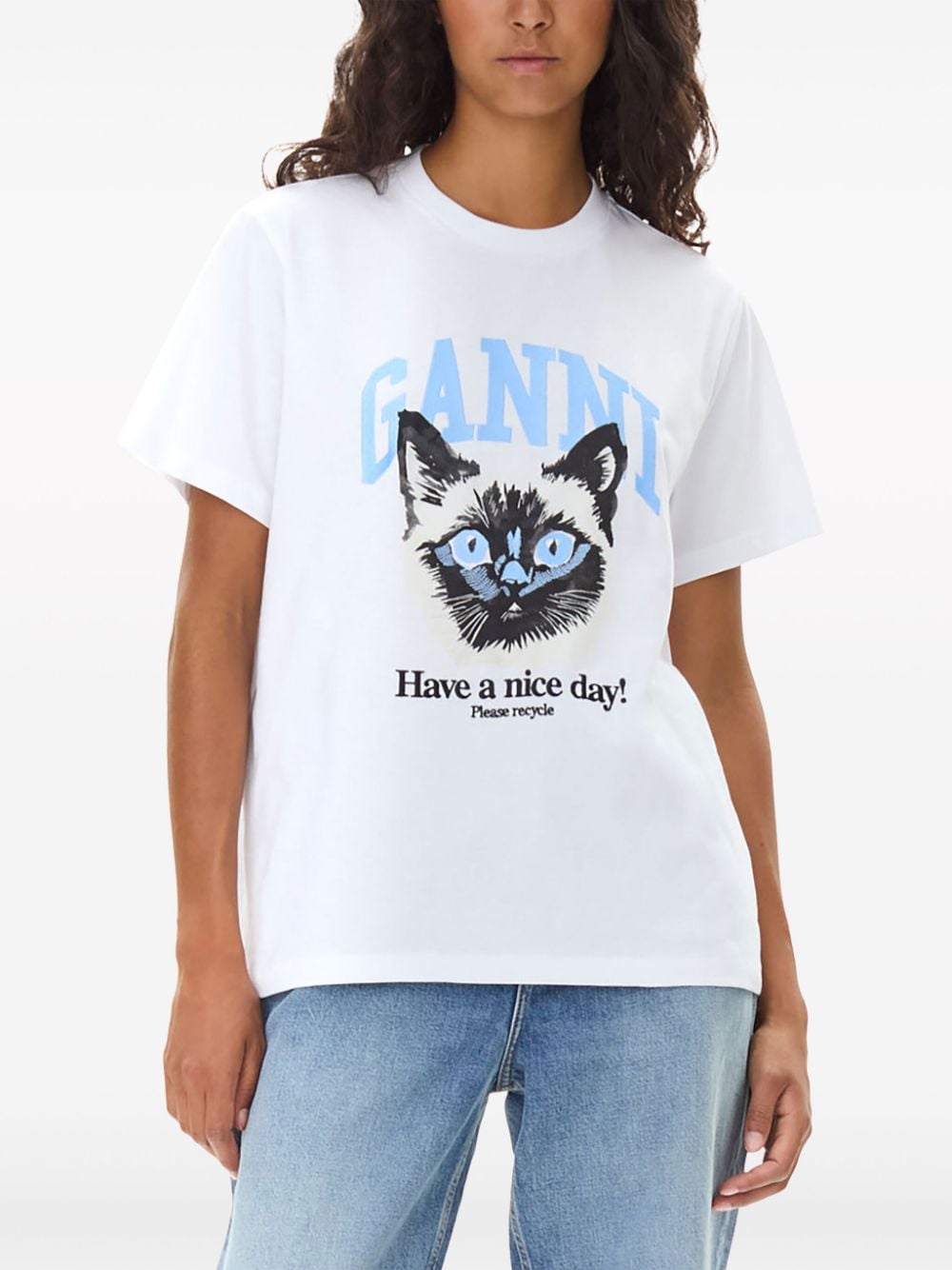 Ganni T-shirts and Polos - Light and natural | 340f0eee17fe85430509fd3028af885170b7e219