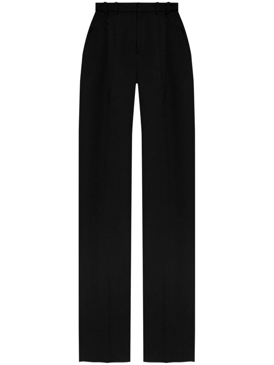 Wool Wide-Leg Trousers