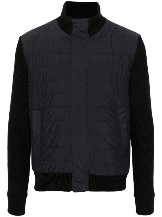 Nylon And Wool Bomber Jacket