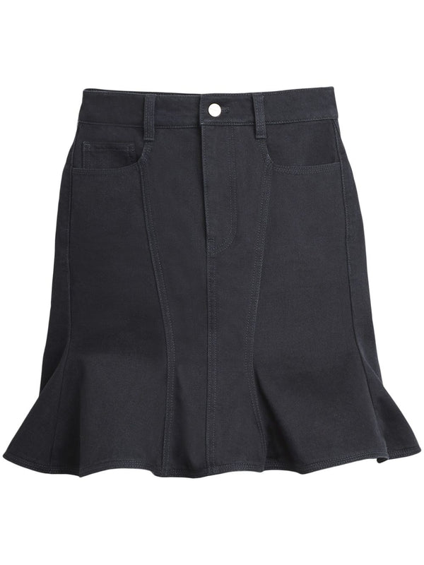 Denim Cotton Mini Skirt