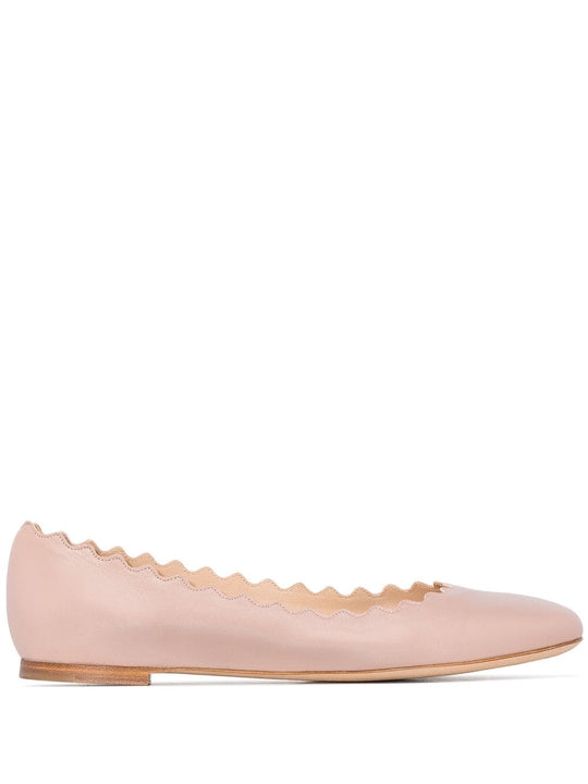 Lauren Leather Ballet Flats