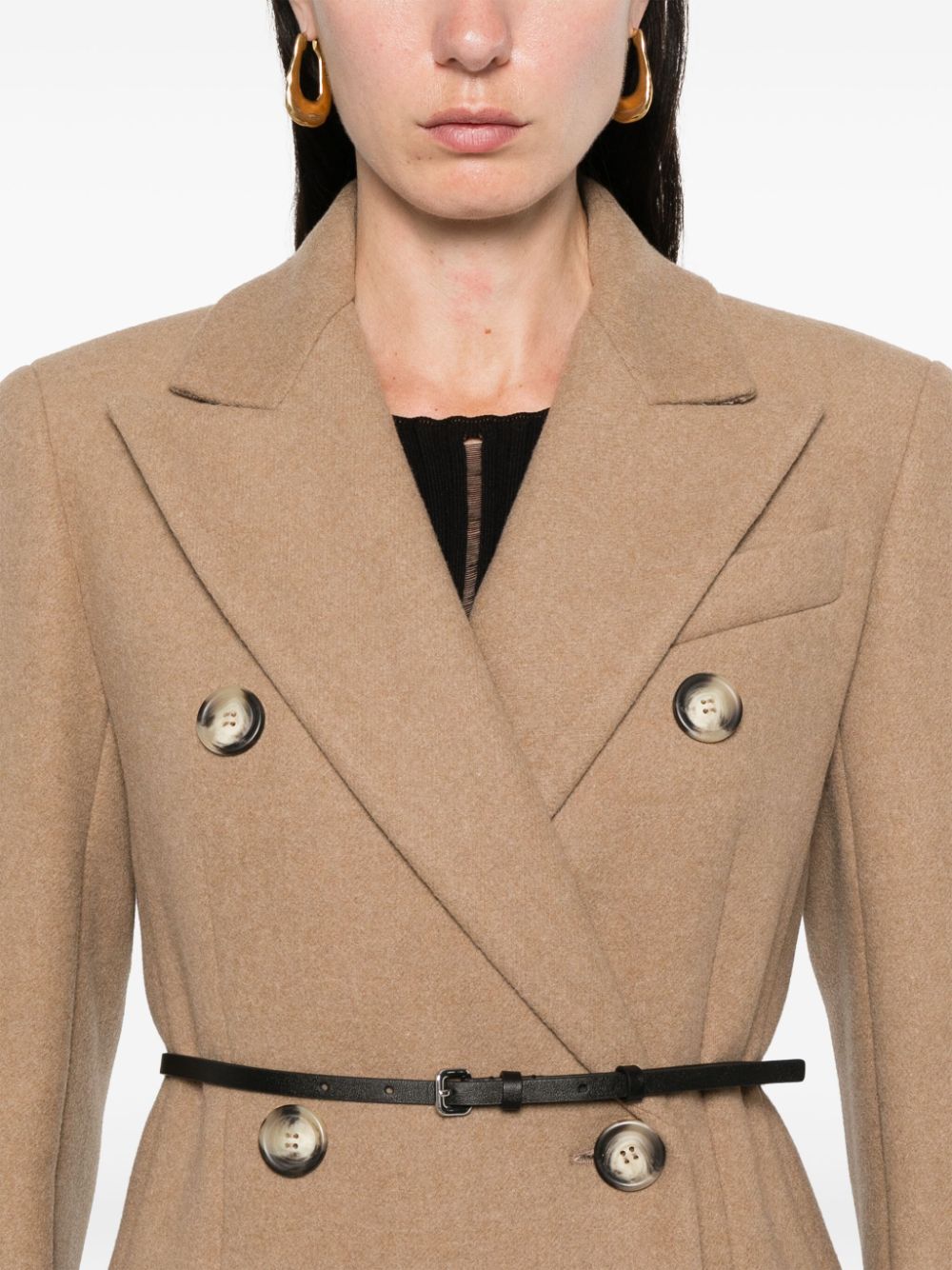 Sportmax Coats - Brown | 659a75fe68d5d13dbd9c07dbad91941a9376761c