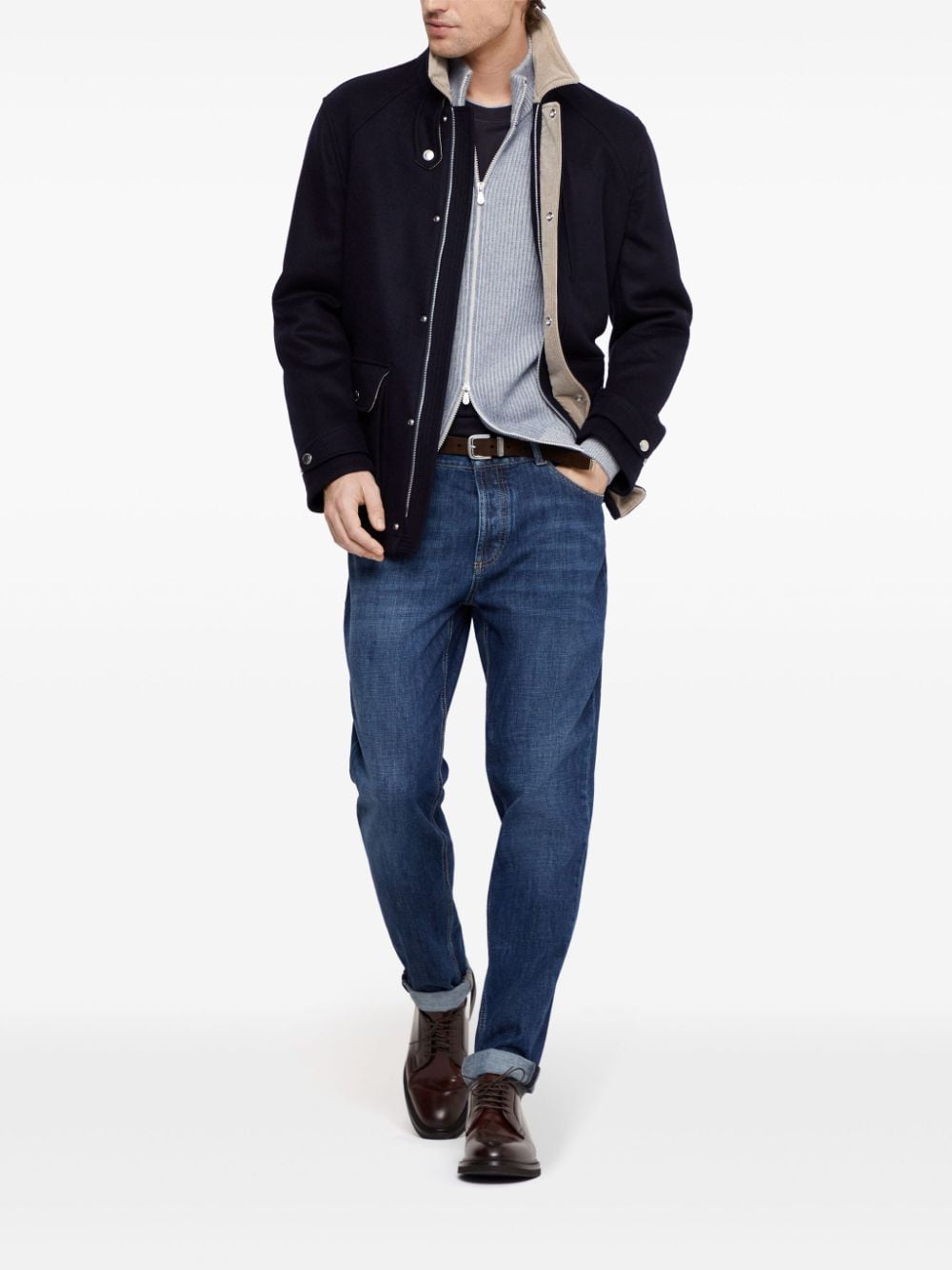 Brunello Cucinelli Jeans - Blu e verdi | 004f830df34f310b5574333e29d9887ba312fc57
