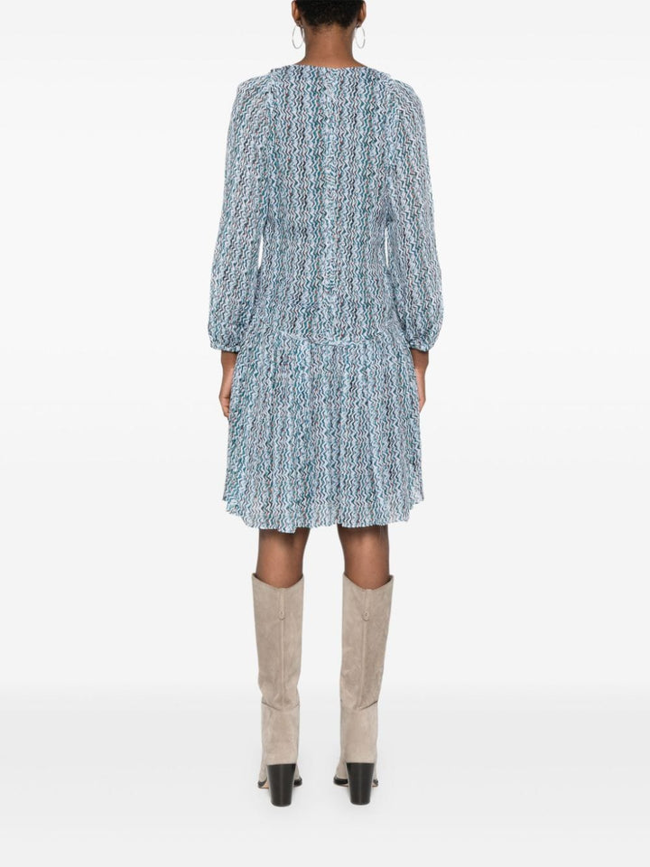 Iro Dresses - Blue and green | a82c4df99d0b43f89d672422fcafaedc8aeb7bc1