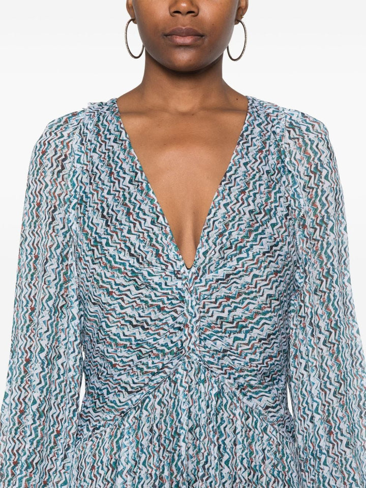 Iro Dresses - Blue and green | a8587b65247a70bb43f8addc610d722fe23722a4