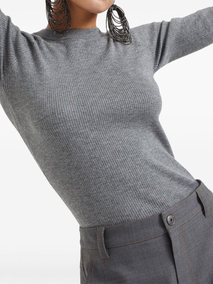 Brunello Cucinelli Sweaters - Neri e Grigi | 59d959c0a7712bebc1fcd3c4e7952f12c0c262bf