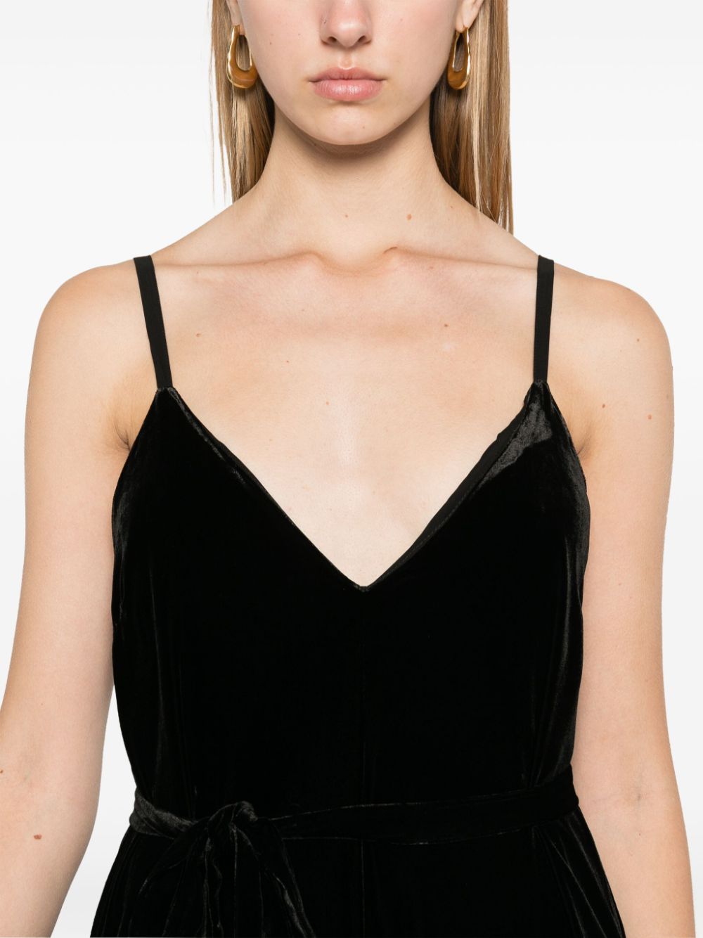Gold Hawk-Velvet Jumpsuit-Dresses Gold Hawk-Velvet Jumpsuit-Dresses