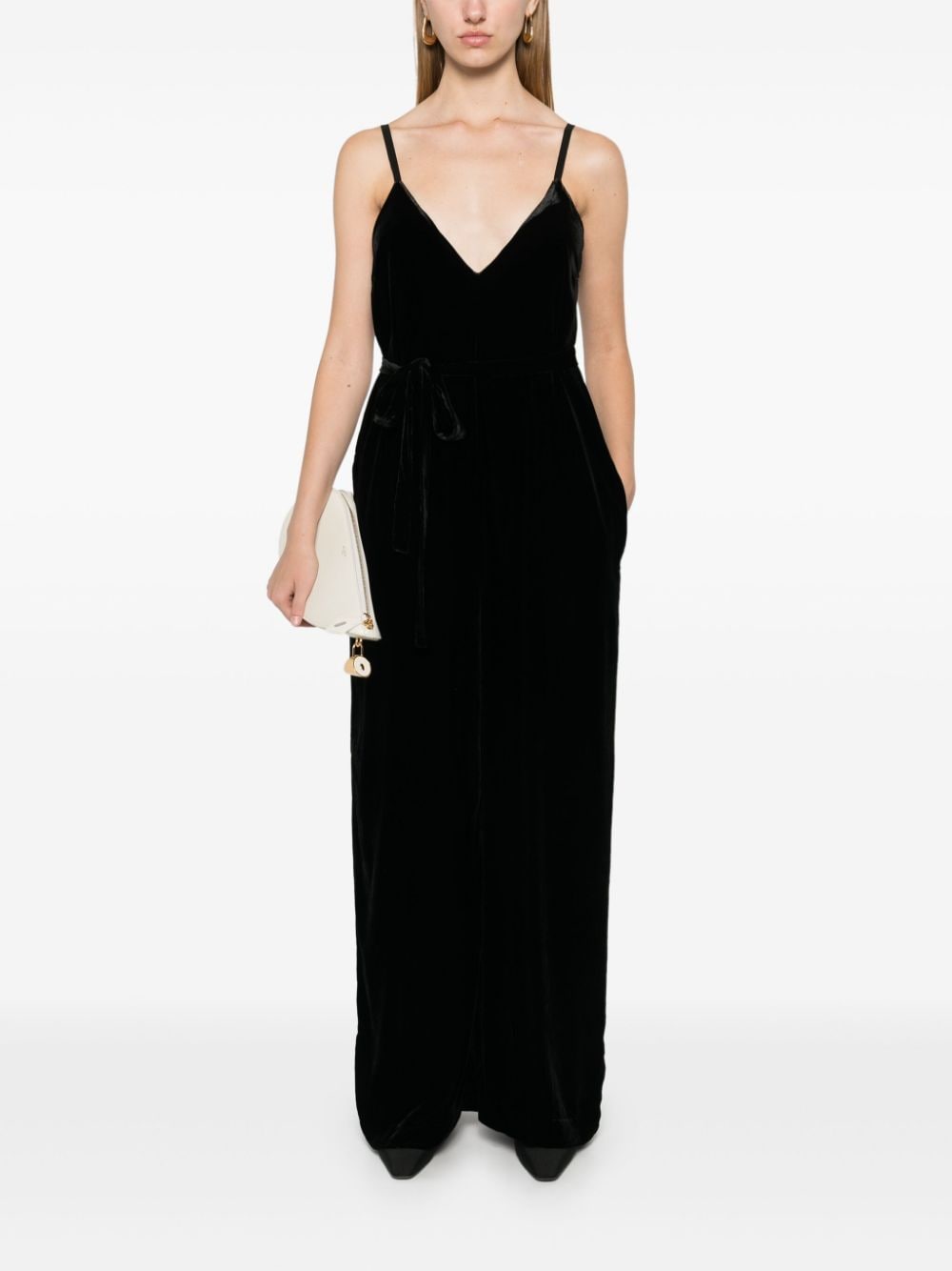 Gold Hawk-Velvet Jumpsuit-Dresses Gold Hawk-Velvet Jumpsuit-Dresses