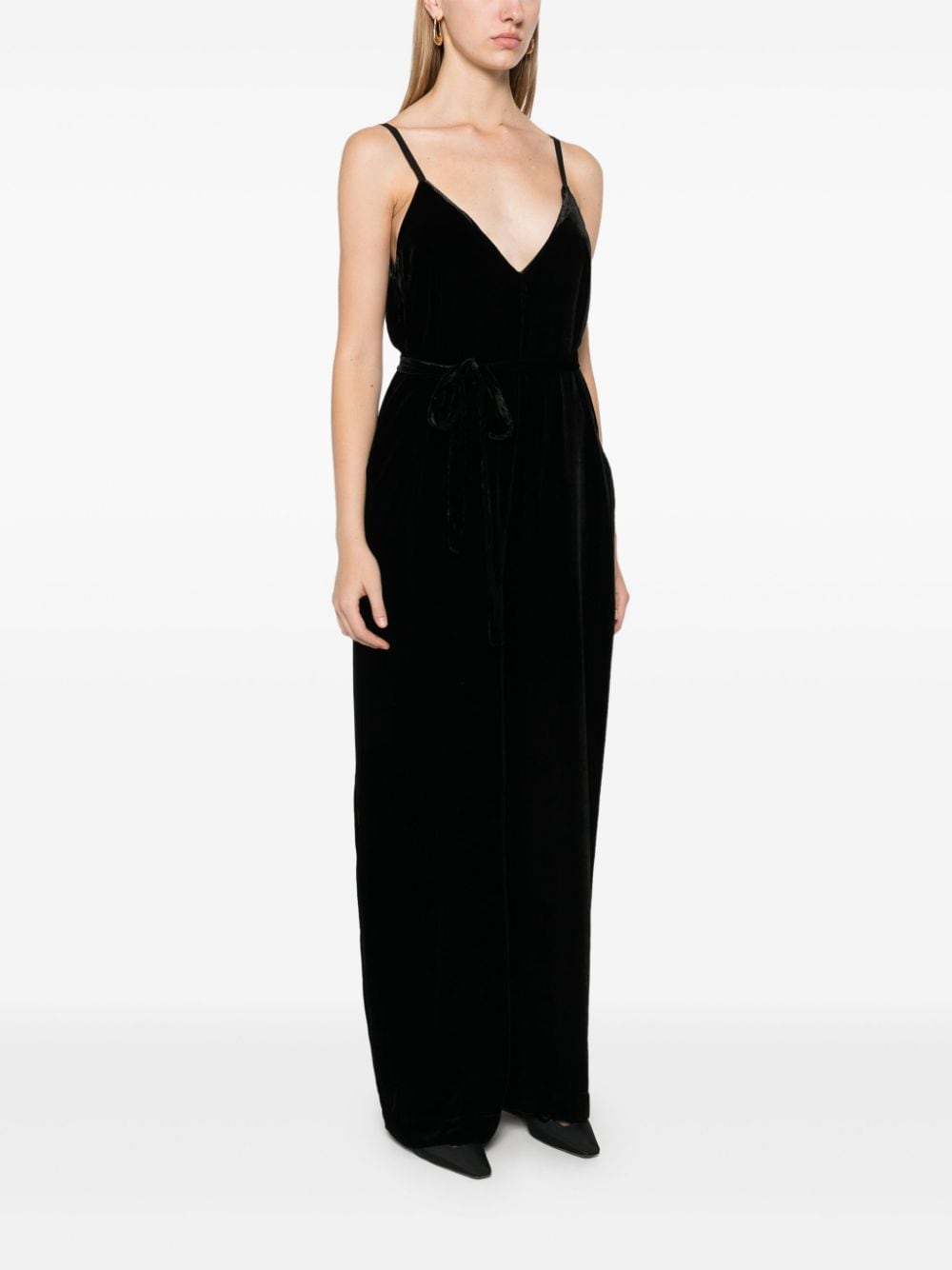 Gold Hawk-Velvet Jumpsuit-Dresses Gold Hawk-Velvet Jumpsuit-Dresses