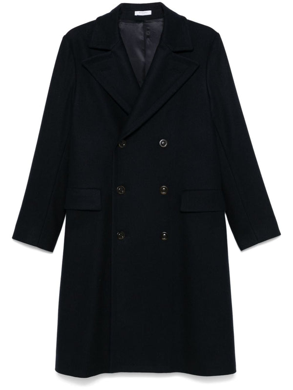 Wool And Cahsmere Double-Breasted Coat