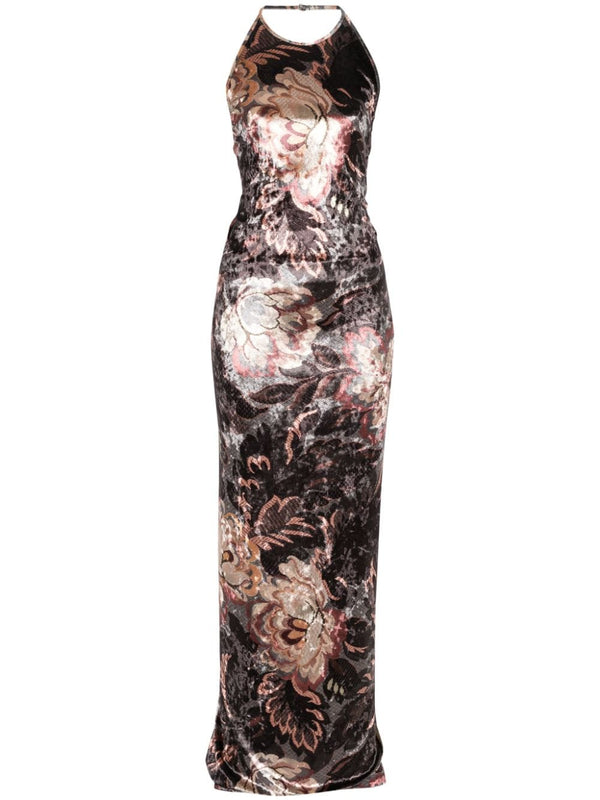 Printed Long Dress