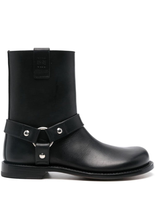 Campo Leather Biker Boots