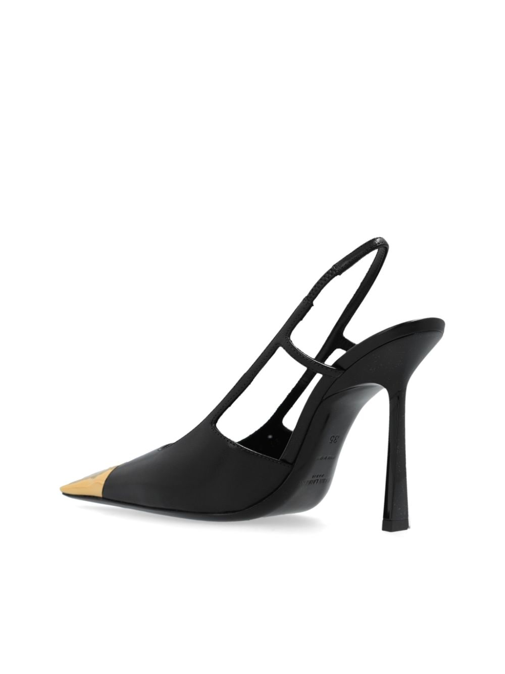 Saint Laurent With Heel - BLACK | 699138ea477bc5aab2a588120fe7b2db6225acc3