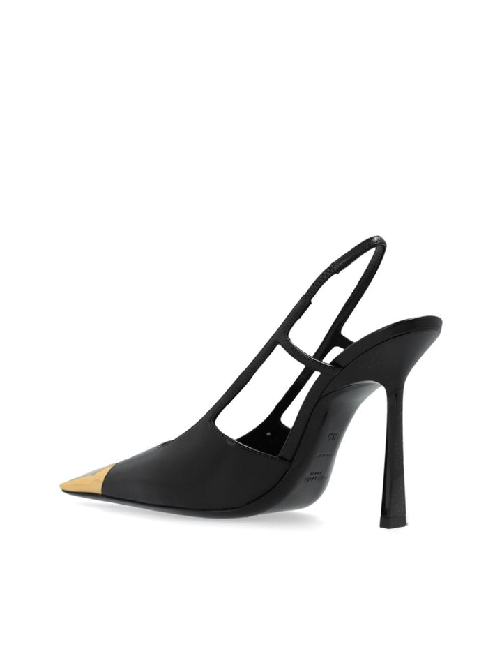 Saint Laurent With Heel - BLACK | 699138ea477bc5aab2a588120fe7b2db6225acc3