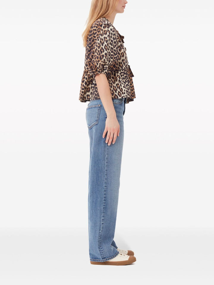 Ganni Top - Brown | 143e4839e100fe4ee26431c9cd735a909e1d2d80